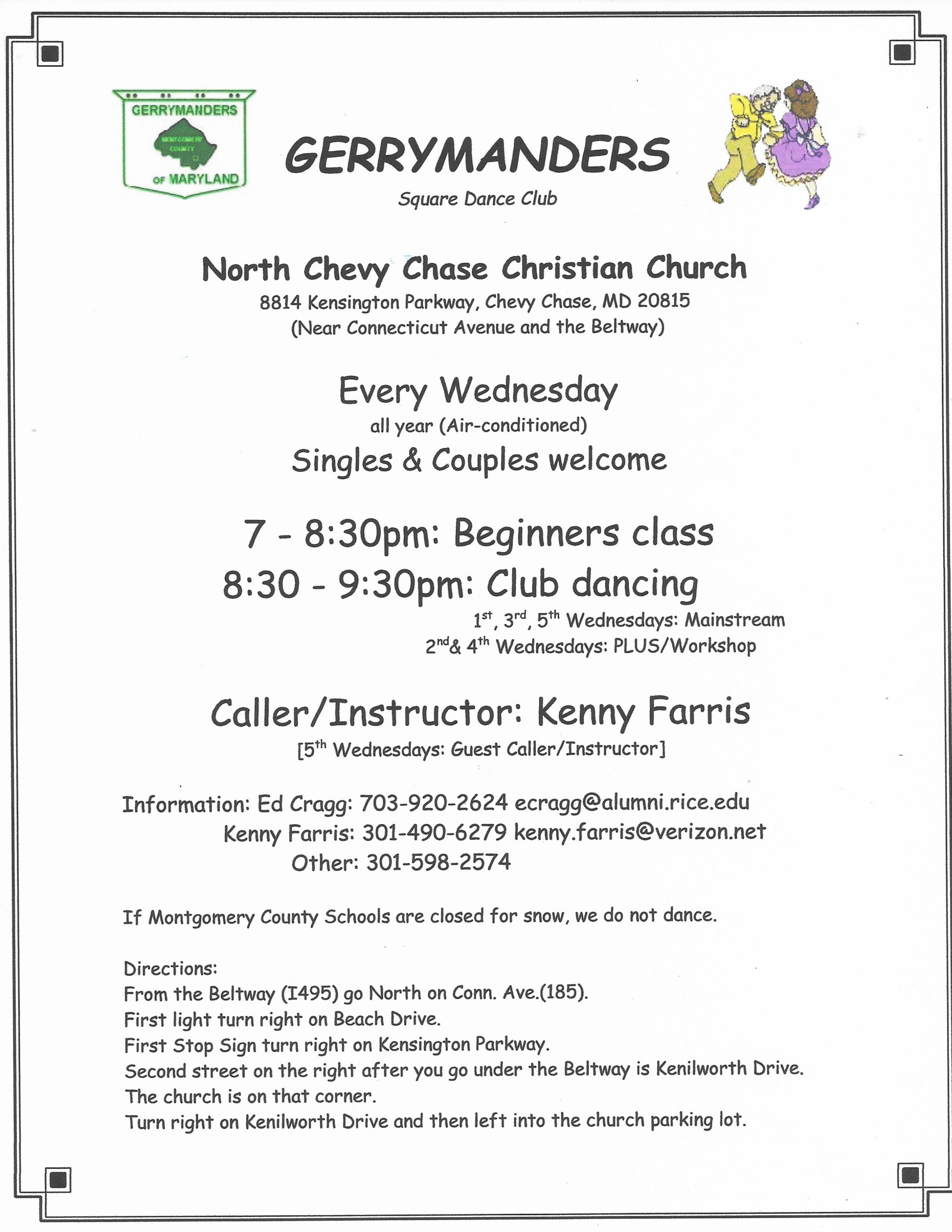 2026-2027 Gerrymanders flyer